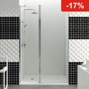 Mampara de ducha GME OPEN C abatible (1 fijo + 1 puerta)