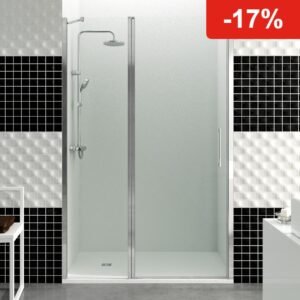 Mampara de ducha GME OPEN D abatible (1 fijo + 1 puerta)