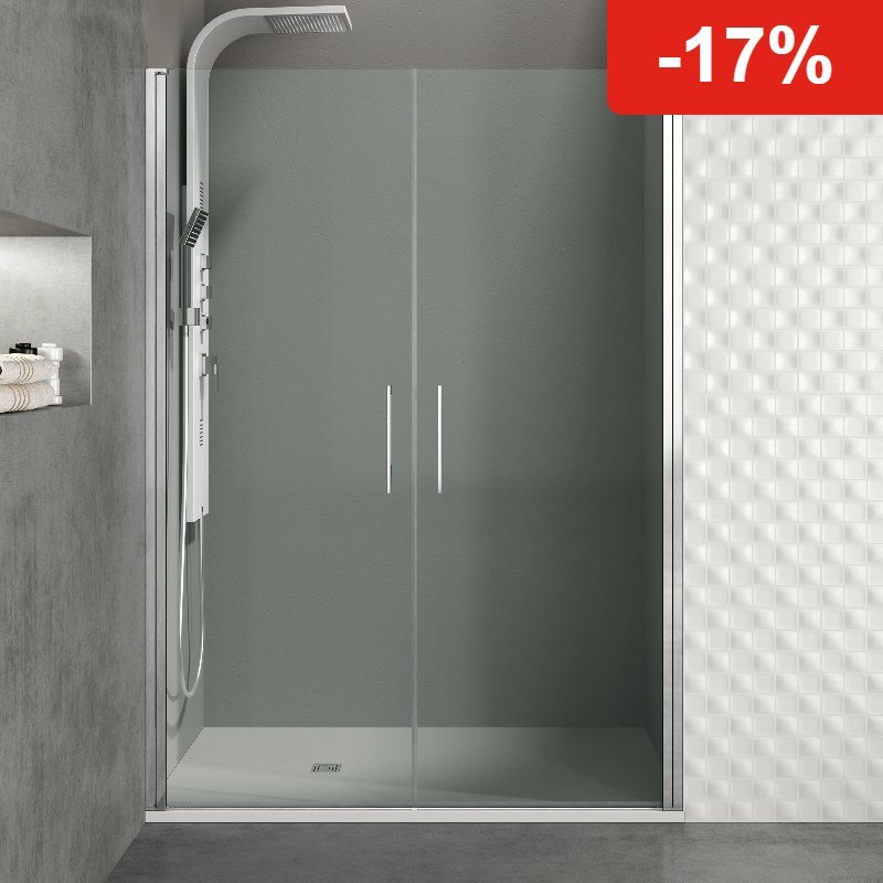 Mampara de ducha GME OPEN I abatible (2 puertas)