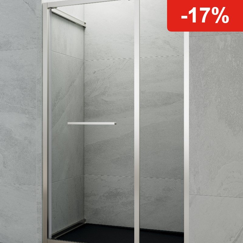 Mampara de ducha GME SPAZIO B plegable (1 fijo + 1 puerta)