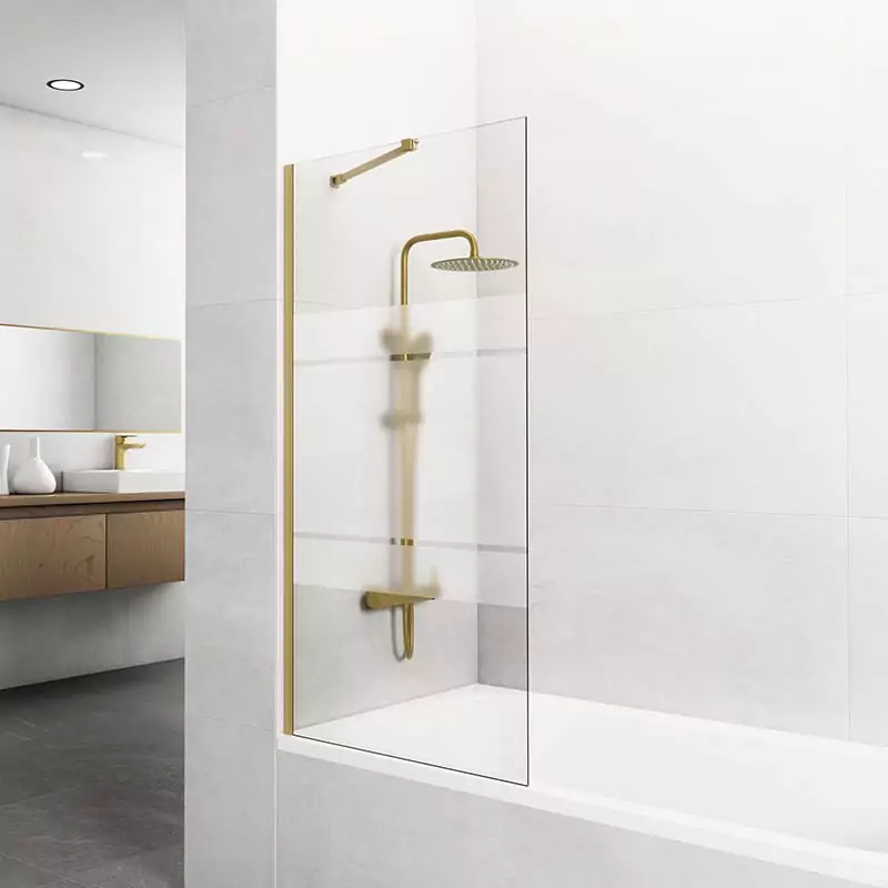 mampara banera SCREEN frost oro