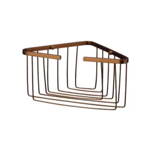 CESTA DE DUCHA DE RINCON DE COLOR BRONCE