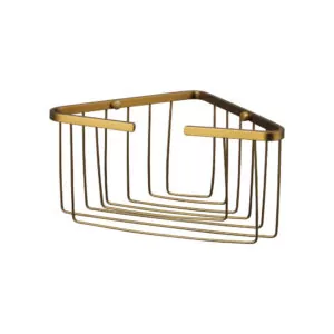 CESTA DE DUCHA DE RINCON DE COLOR DORADO