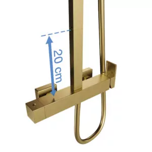 PROLONGADOR INVERTER CUADRADO COLOR DORADO