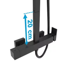 PROLONGADOR INVERTER CUADRADO COLOR NEGRO