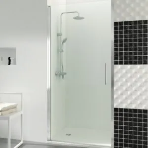 Mampara de ducha GME OPEN B abatible (1 puerta) Cromo Transparente